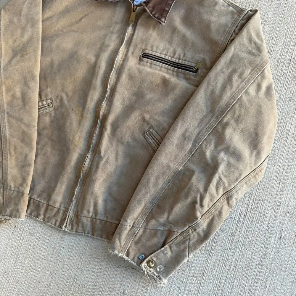 Carhartt J97 CML brown detroit work wear jacket - Picture 3 of 8